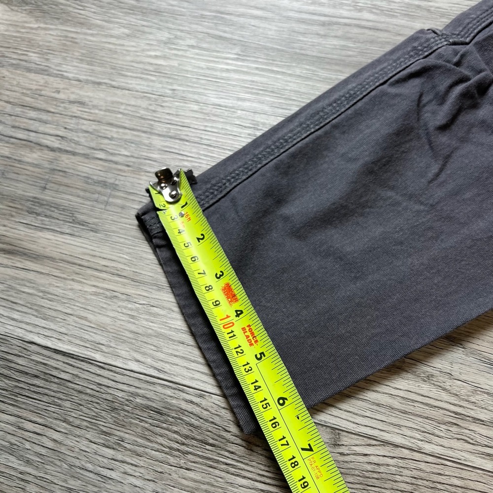 Carhartt Slim Straight Work Pants in Charcoal - Picture 9 of 10